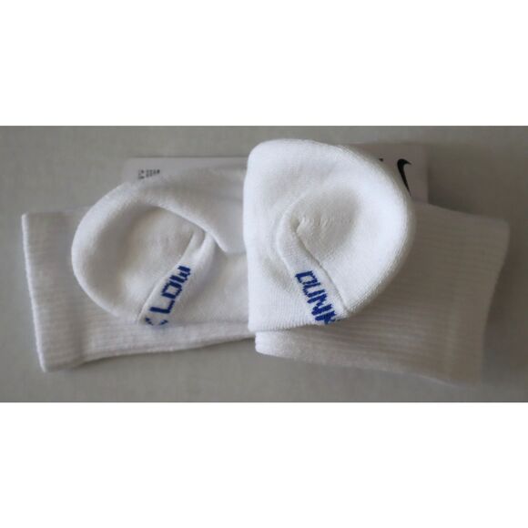 Nike FQ0326-100 Youth Sz 3Y-5Y WMNs 4-6 White Everyday Plus Cushioned Crew Socks - Picture 4 of 8